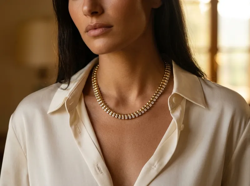The Firenze Tennis Collar